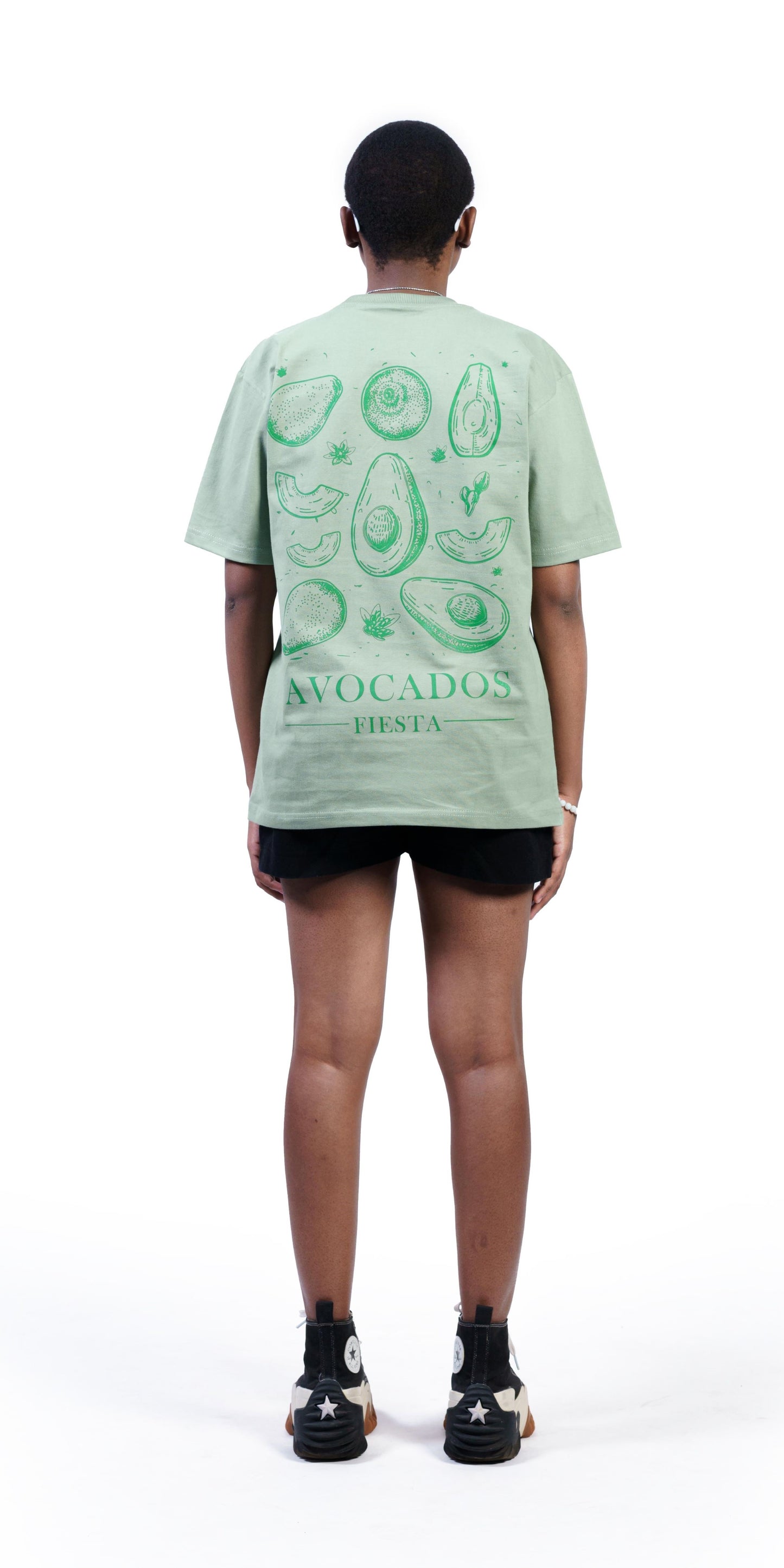 'Avocado Fiesta' Oversized Tee