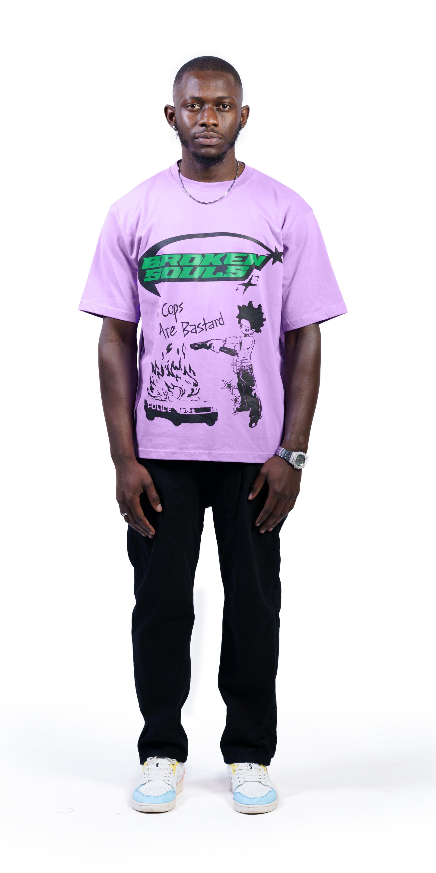 Soulfire Revolt: Broken Souls Gangster Oversized Tee